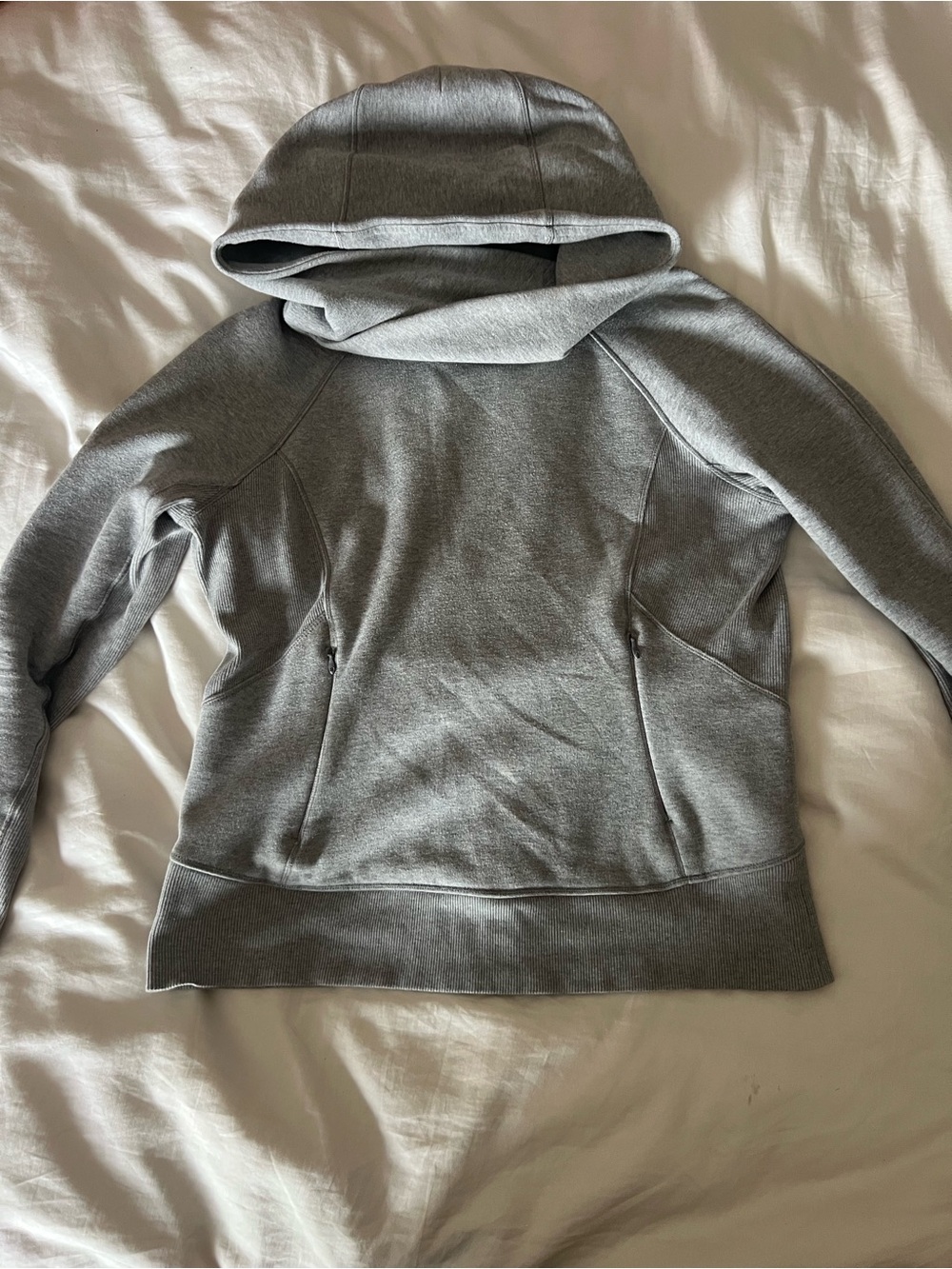 lululemon athletica Gray Hooded Jacket